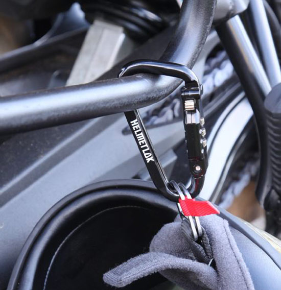 Why should you have a motorcycle helmet lock?