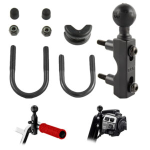 RAM Clutch/Break U-Bolt Handlebar Mount with 1" Ball