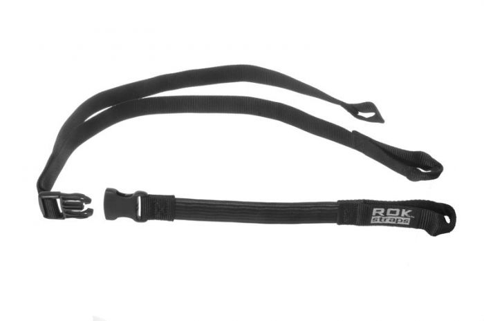 ROK Straps Strap-It, Pack Adjustable 42 Inch, with loops, Black