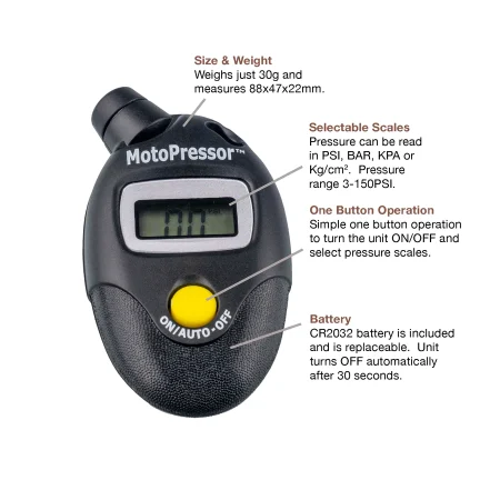 Rocky Creek Designs Motopressor Digital Tyre Gauge V2 - Image 6