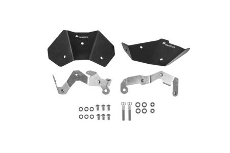 Protection for butterfly valves (Set), black, for BMW R1200GS (LC) from 2017