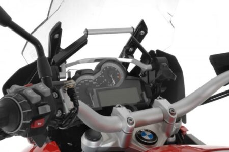 Touratech GPS bracket above the instruments