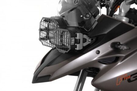 Touratech S/S headlight protector black, with QR fastener BMW F650GS(Twin)/F700GS/F800GS/ Adventure - Image 2