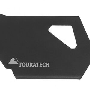 Protection exhaust flap, black for BMW