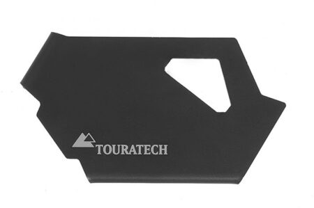 Protection exhaust flap, black for BMW