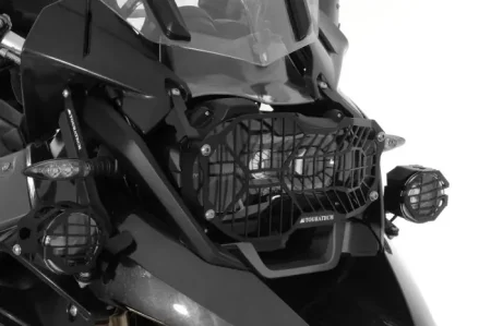 Stainless steel headlight protector with quick release fastener for BMW R1250GS/ Adventure, R1200GS (LC)/ Adventure (LC) *OFFROAD USE ONLY*
