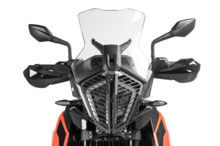 Headlamp guard, with quick release fastener for KTM 890 Adventure (-2022)/ 890 Adventure R (-2022)/ 790 Adventure / 790 Adventure R/ 390 Adventure *OFFROAD USE ONLY* - Image 2