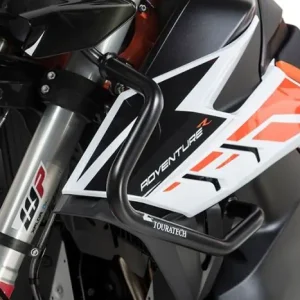 Stainless steel fairing crash bar, black for KTM 890 Adventure (-2022)/ 890 Adventure R (-2022)/ 790 Adventure/790 Adventure R (-2022)
