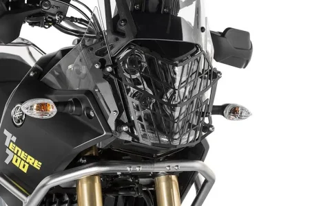 Headlamp guard black with quick release fastener *OFFROAD USE ONLY*