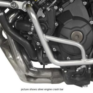 Engine crash bar, stainless steel black, for Yamaha FJ-09 Tracer (MT-09)